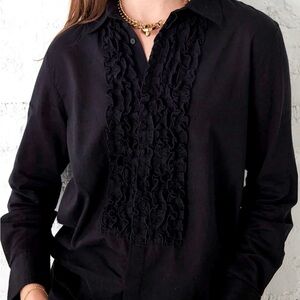 NWOT Mersea Ruffle shirt